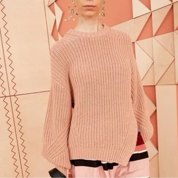 Ulla Johnson Cosima Sweater in Dusty Rose Pink Size Small - Picture 1 of 10